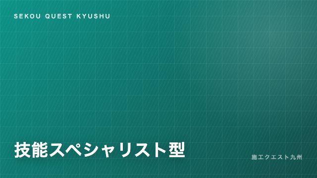 技能スペシャリスト型の戦い方ガイド 表紙